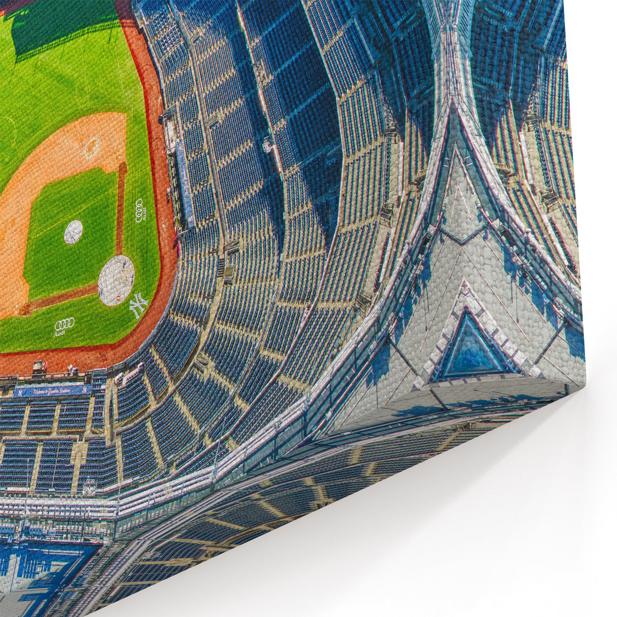 NYC Sports Art – Aerial Yankee Stadium Baseball Field Print