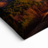 Durham Wall Art - North Carolina Scenic Sunset Over Suburban Landscape