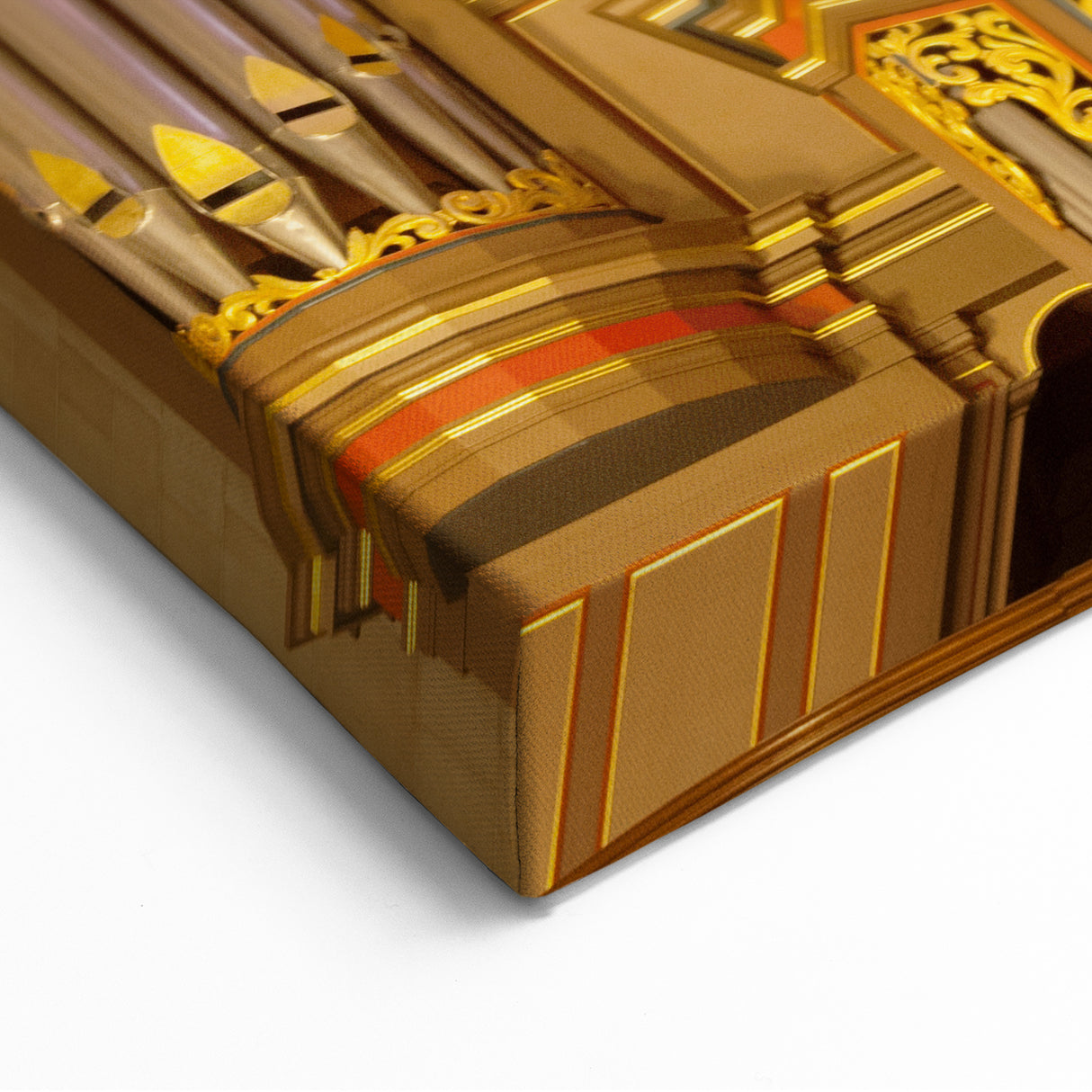 Historic Durham Artwork - Grand Pipe Organ in North Carolina Cathedral