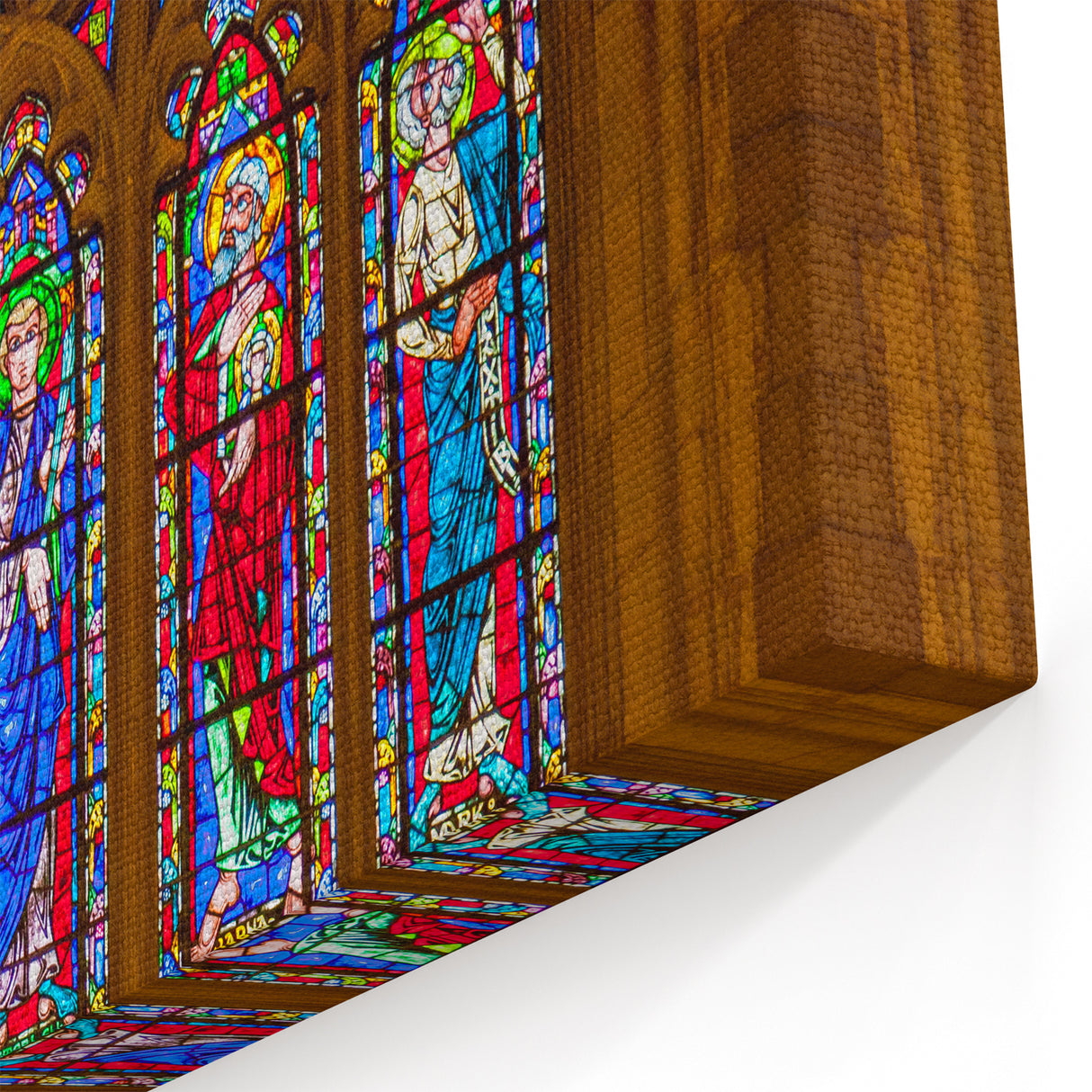 Durham Wall Art - Stained Glass Cathedral Window in North Carolina