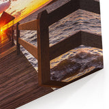 Outer Banks Canvas Prints – Majestic Sunset Pier Coastal Scenic Art