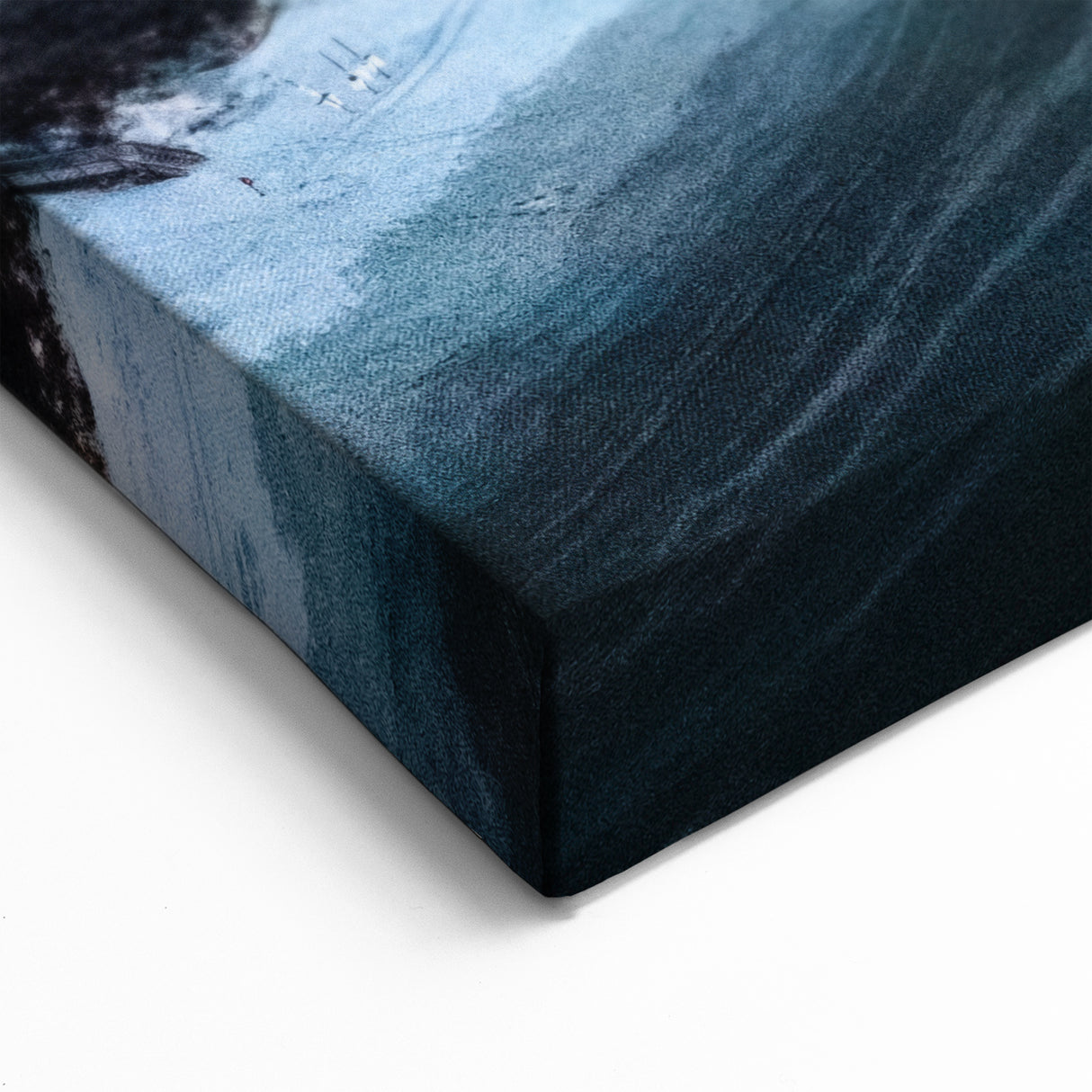 North Carolina Coastal Art – Aerial View Sunset Outer Banks Beach Print