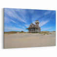 North Carolina Coastal Art – Historic Sand Dune House Outer Banks Print