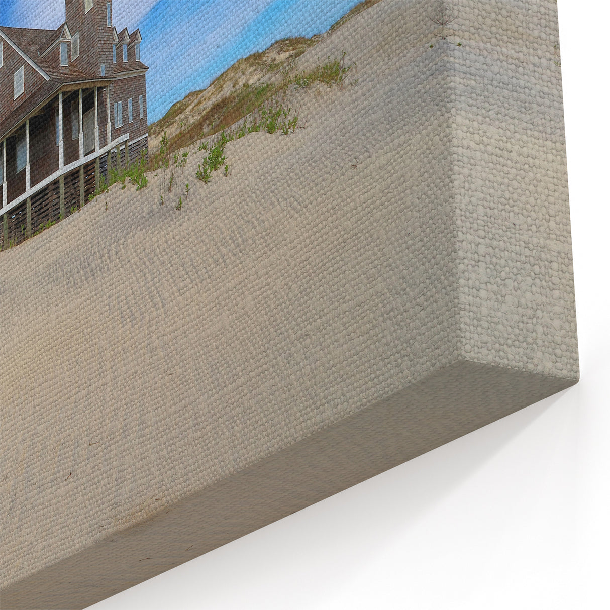 North Carolina Coastal Art – Historic Sand Dune House Outer Banks Print