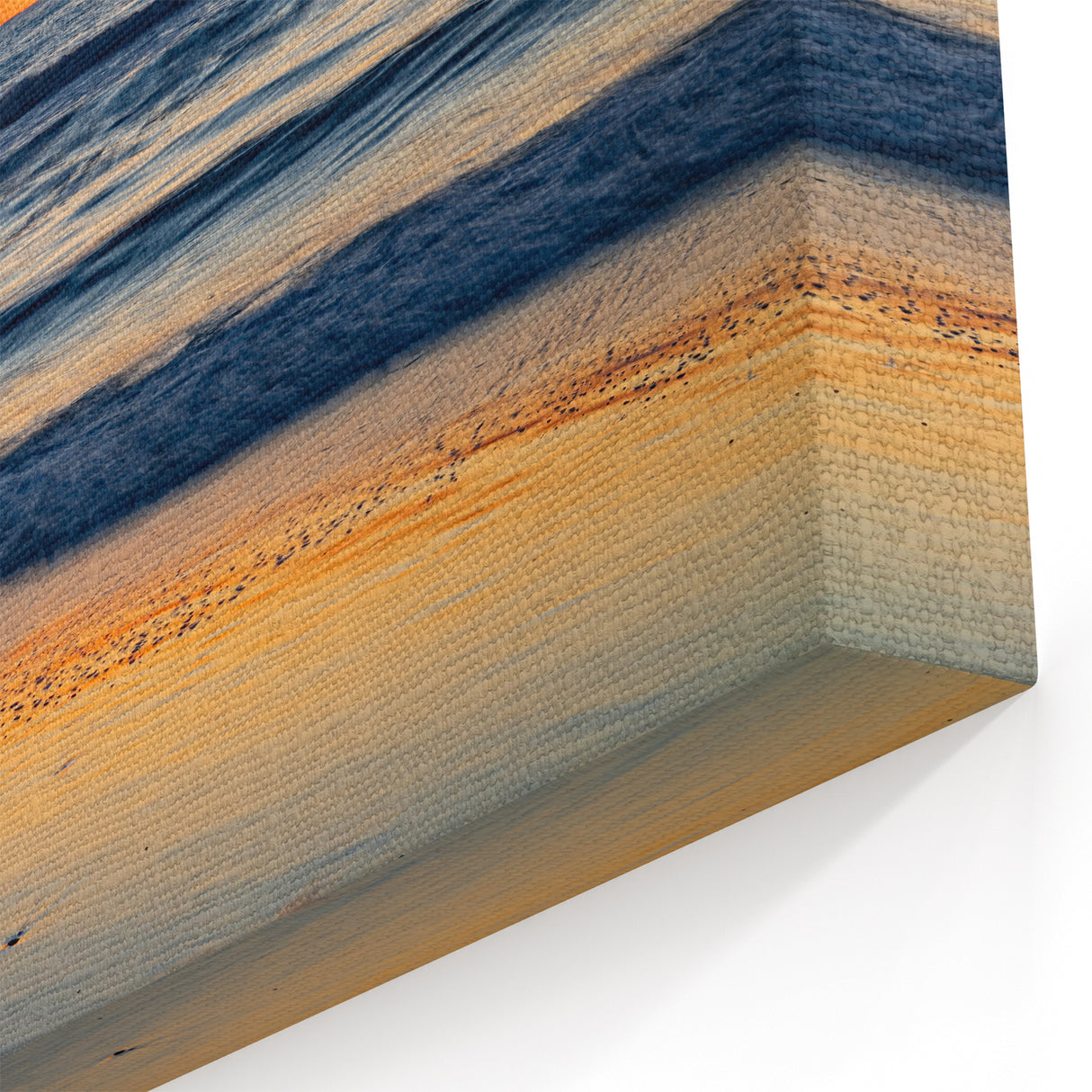 Outer Banks Canvas Art – Peaceful Ocean Sunset Coastal Landscape Print