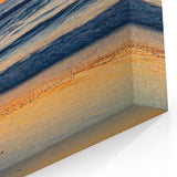 Outer Banks Canvas Art – Peaceful Ocean Sunset Coastal Landscape Print