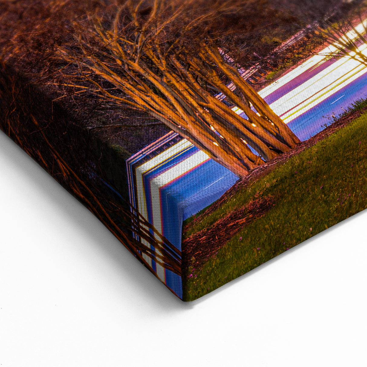 Vibrant Raleigh Cityscape Canvas - North Carolina Skyline Wall Art