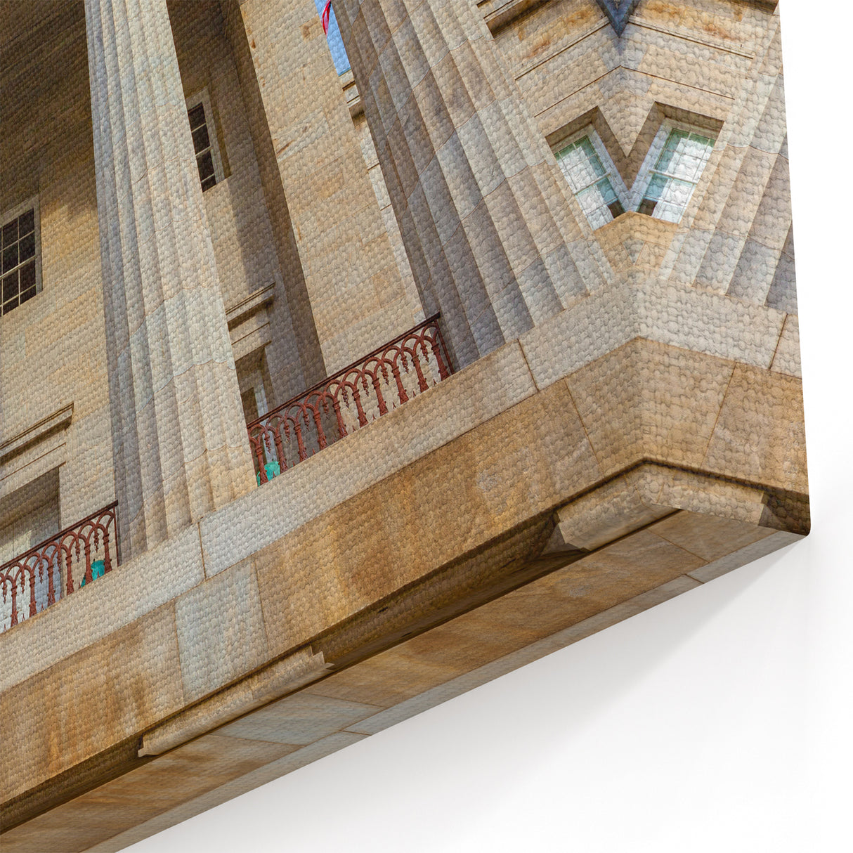 Historic Raleigh Landmark Poster - North Carolina Capitol Wall Art