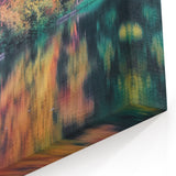 Raleigh Mill Reflections Art - Scenic North Carolina Lakeside Wall Decor