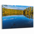 Raleigh Lake Reflection Art - Tranquil North Carolina Nature Wall Decor