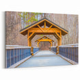 Raleigh Wooden Bridge Art - Scenic North Carolina Pathway Wall Decor