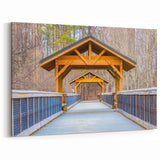 Raleigh Wooden Bridge Art - Scenic North Carolina Pathway Wall Decor