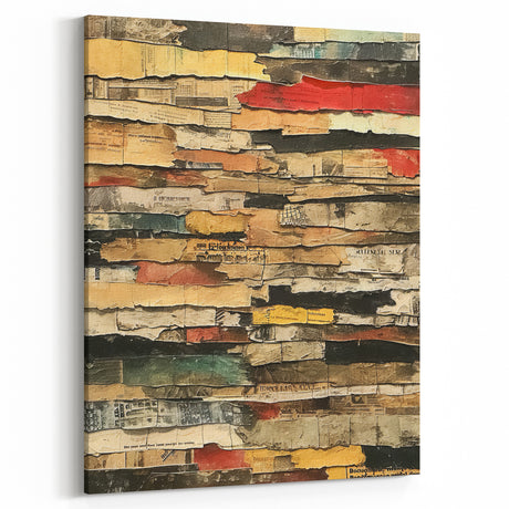 Layered Rustic Wall Art - Vintage Collage for Farmhouse and Rustic Decor
