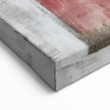 Rustic Red Barn Wall Art - Vintage Farmhouse Canvas with Weathered Charm