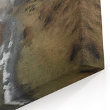 Countryside Wall Art – Moody Rural Landscape with Rustic Farmhouse