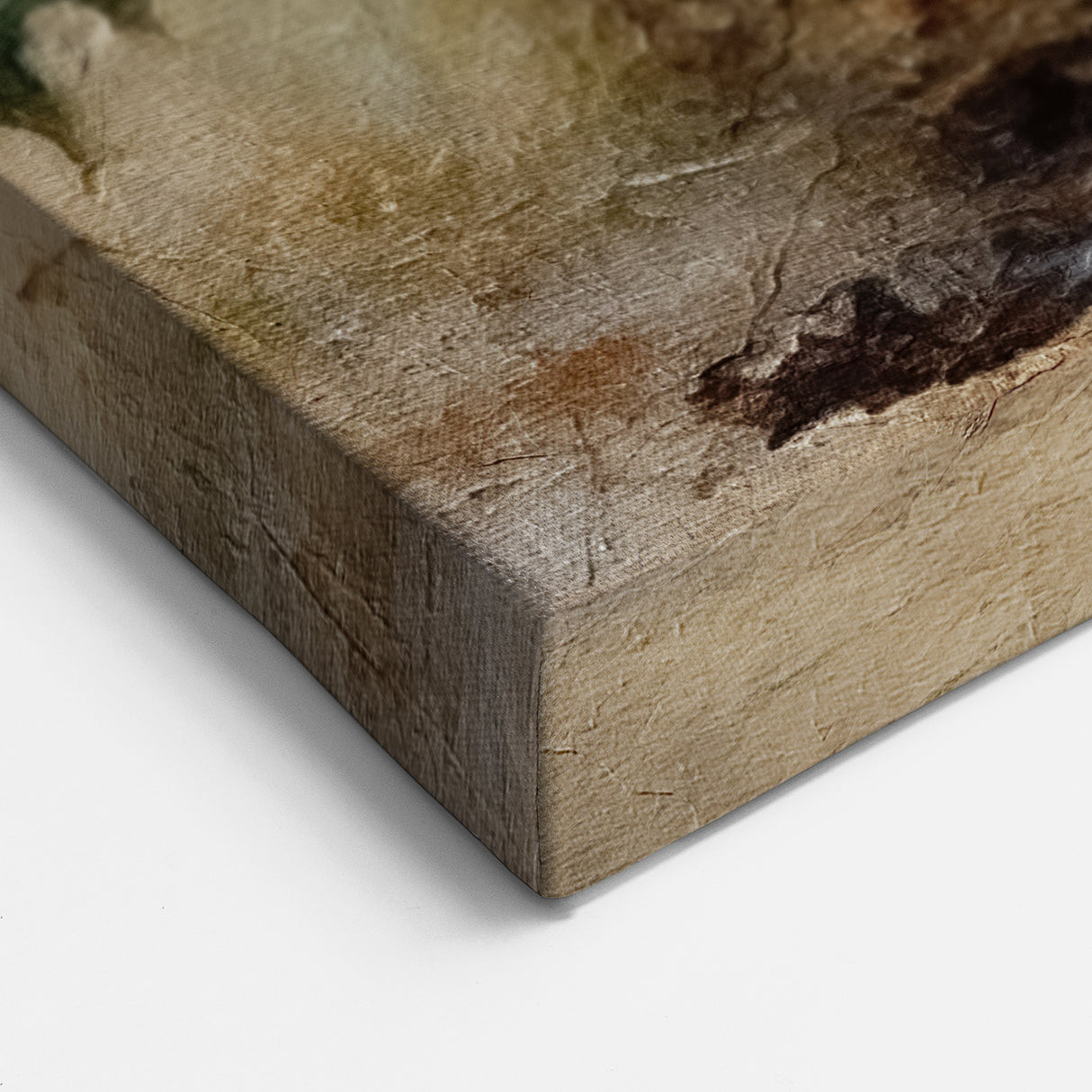 Festive Canvas Art - Rustic Holly Basket Christmas Wall Decorations