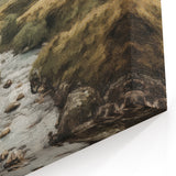 Tranquil River Landscape – Scenic Valley with Peaceful Stream Print