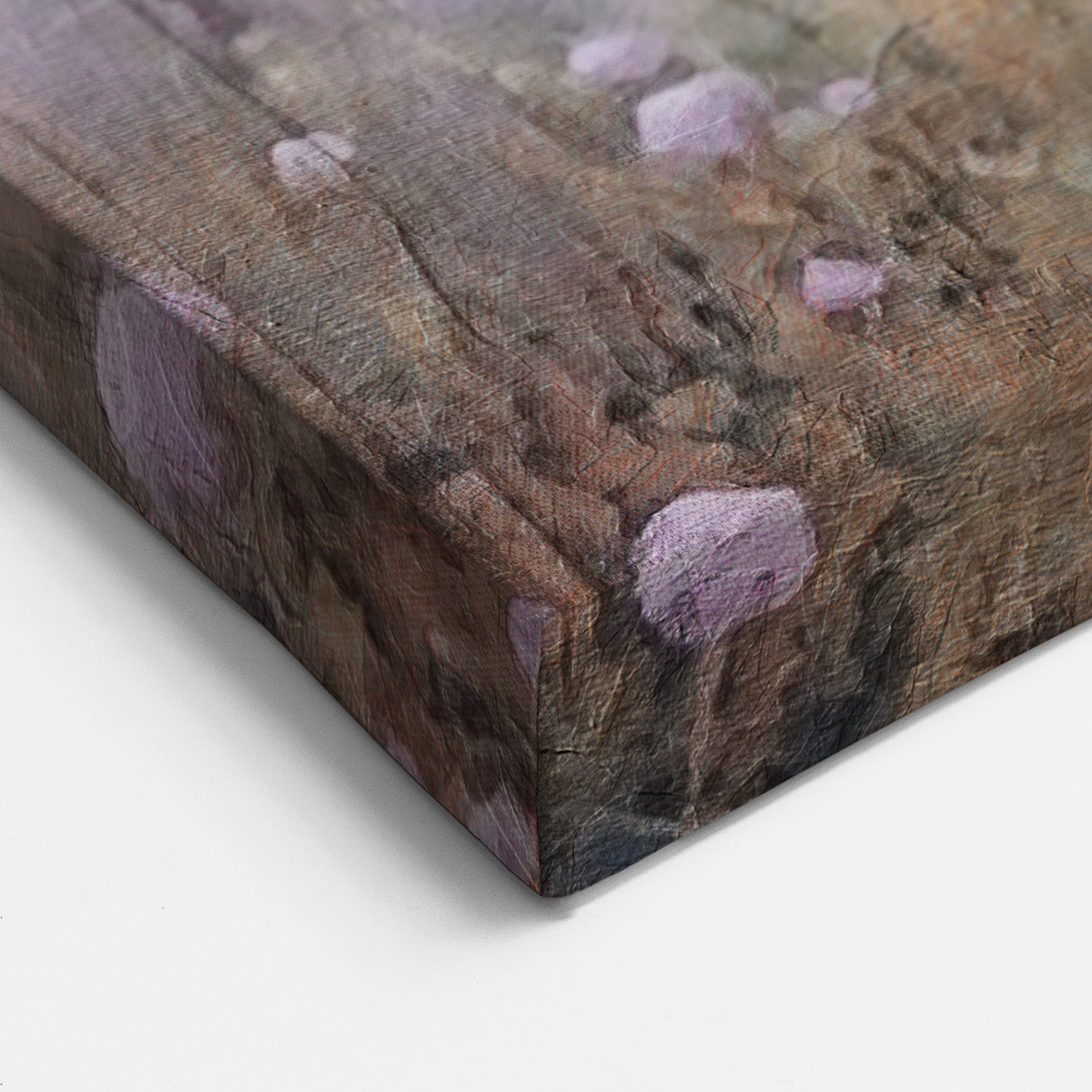 Lavender Fields with Rustic House – Vintage Countryside Wall Art
