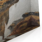 Medieval Castle Reflections – Tranquil Countryside Wall Art Print