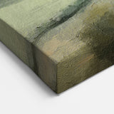 Misty Valley Farmhouses – Peaceful Countryside Wall Art Landscape