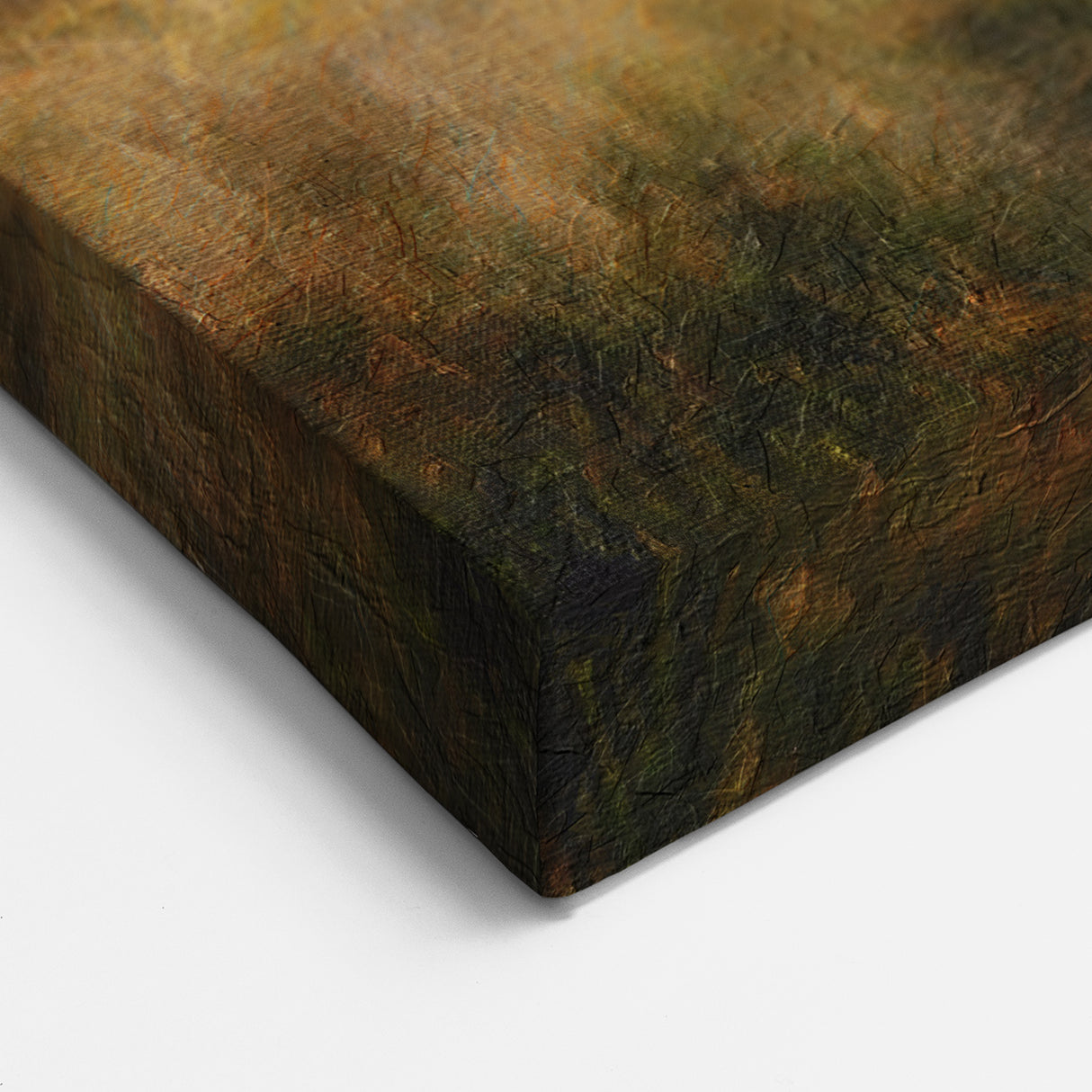 Highland Cattle in Misty Landscape – Rustic Countryside Wall Art