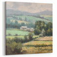 Rolling Hills in Farmhouse – Tranquil Countryside Wall Art Landscape