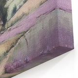 Peaceful Rural Countryside Wall Art - Lavender Fields in Farmhouse