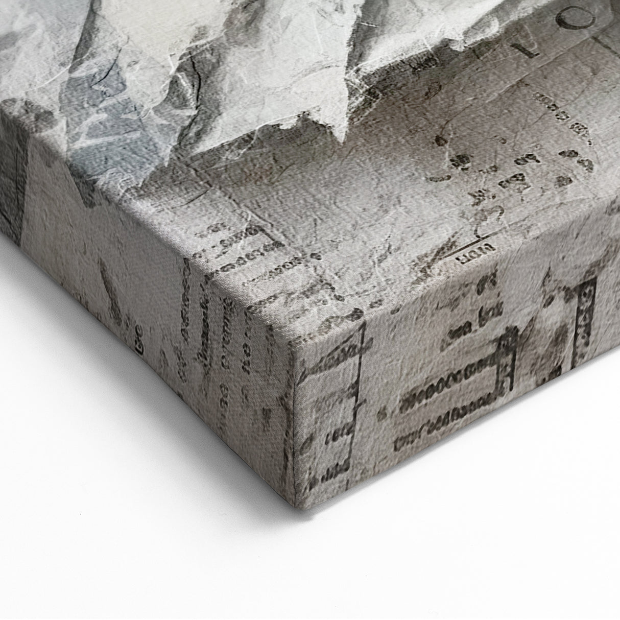 Textured Christmas Tree Art Print - Unique Holiday Wall Decor Accent