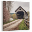 Covered Bridge Canvas Print - Historic Architecture Canvas Framed Prints