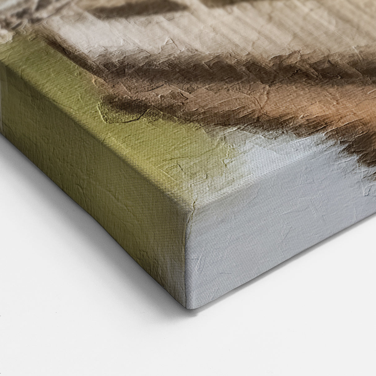 Timeless Bridge Landscape Art - Rustic River View Canvas Wall Decor