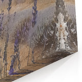 Rustic Lavender Field Wall Art - Vintage Farmhouse Nature Print
