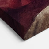 Holiday Decor Prints - Santa Wrapping Gifts Festive Canvas Art