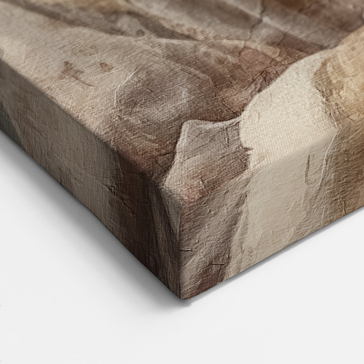 Holiday Decor Prints - Santa with Wrapped Gift Festive Christmas Art