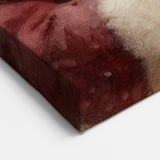 Christmas Wall Art - Santa with Festive Gift Holiday Canvas Print