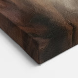 Holiday Wall Decorations - Santa and Reindeer Winter Scene Canvas Art