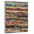 Layered Rustic Wall Art - Textured Earth Tones for Farmhouse Decor