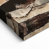 Layered Rustic Wall Art - Textured Earth Tones for Farmhouse Decor