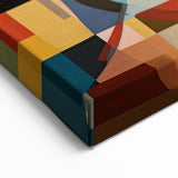 Colorful Abstract Expressionist Canvas - Modern Art for Dynamic Spaces