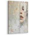 Soft Abstract Figurative Wall Art - Modern Textured Canvas Print Decor