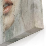 Soft Abstract Figurative Wall Art - Modern Textured Canvas Print Decor