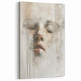 Dreamy Abstract Figurative Canvas Art - Modern Minimalist Wall Decor