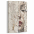 Textured Abstract Figurative Canvas - Modern Art Print for Wall Decor