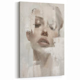 Elegant Abstract Figurative Art - Modern Minimalist Canvas Wall Decor