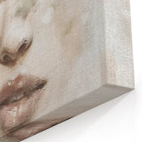 Minimalist Abstract Figurative Canvas - Modern Textured Wall Art