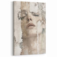 Tranquil Abstract Figurative Canvas Art - Modern Textured Wall Decor