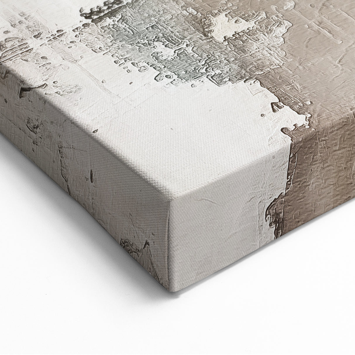 Tranquil Abstract Figurative Canvas Art - Modern Textured Wall Decor