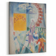 Vibrant Cubism Wall Art - Geometric Abstract Art with Bold Colors