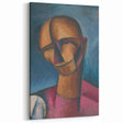Expressive Cubist Portrait - Picasso-Inspired Geometric Wall Art Print