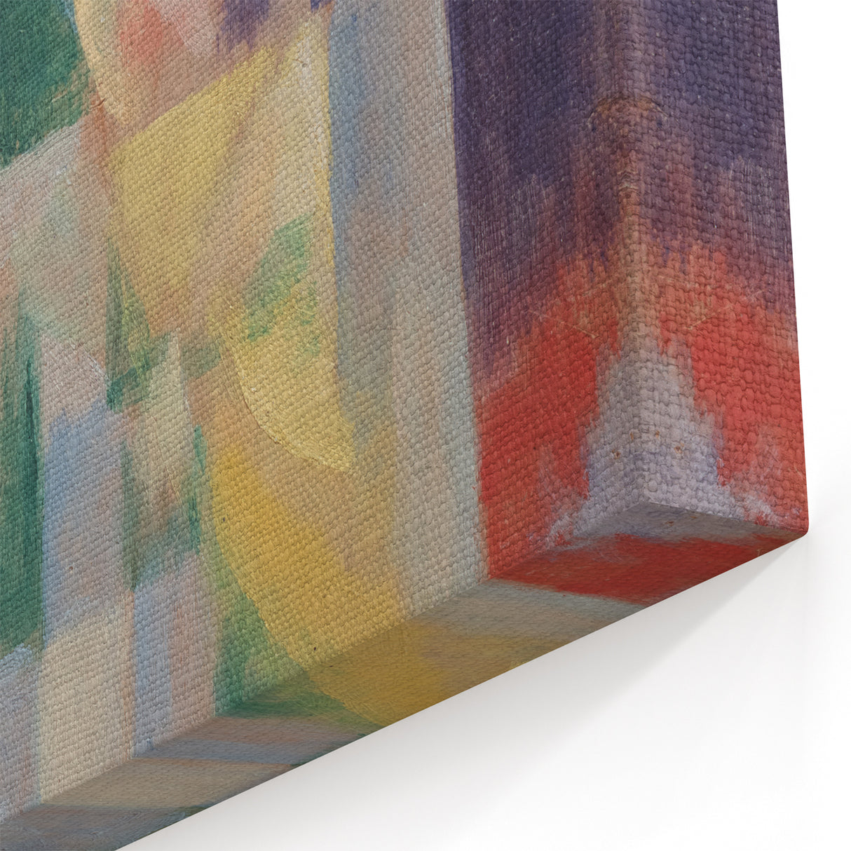 Abstract Geometric Cubism Art - Vibrant Modern Cubist Wall Decor
