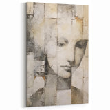 Abstract Human Figure Canvas Art - Modern Figurative Wall Decor